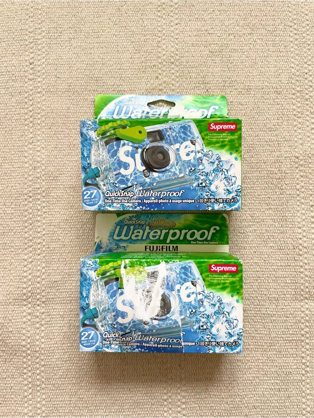 Supreme FujiFilm Waterproof Camera Blue SS24 Supreme New York 2024 2 In Box